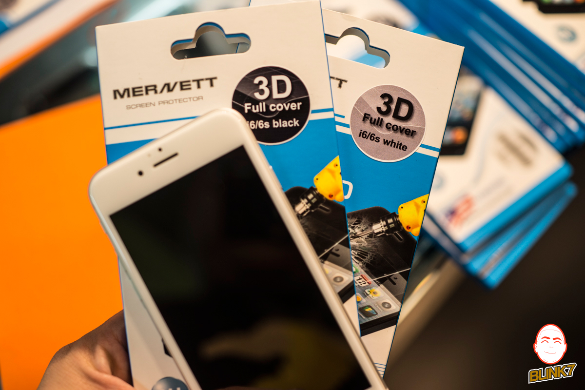 ฟิล์มกระจกนิรภัย Mernett 3D Full Cover สำหรับ iPhone6 / 6s / 6 Plus / 6s Plus